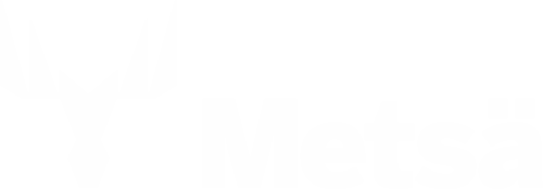 Metsä logo valkoinen