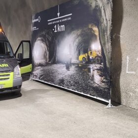 Outokummun kaivos banner