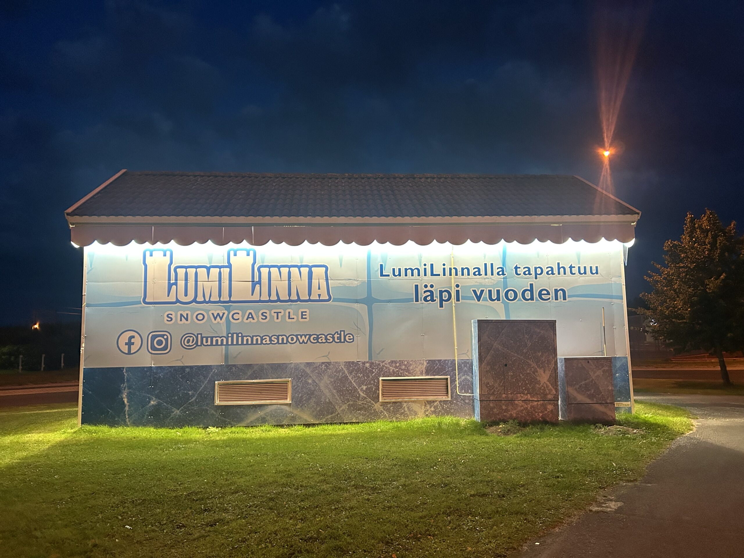 Sähkömuuntamon maisemointi