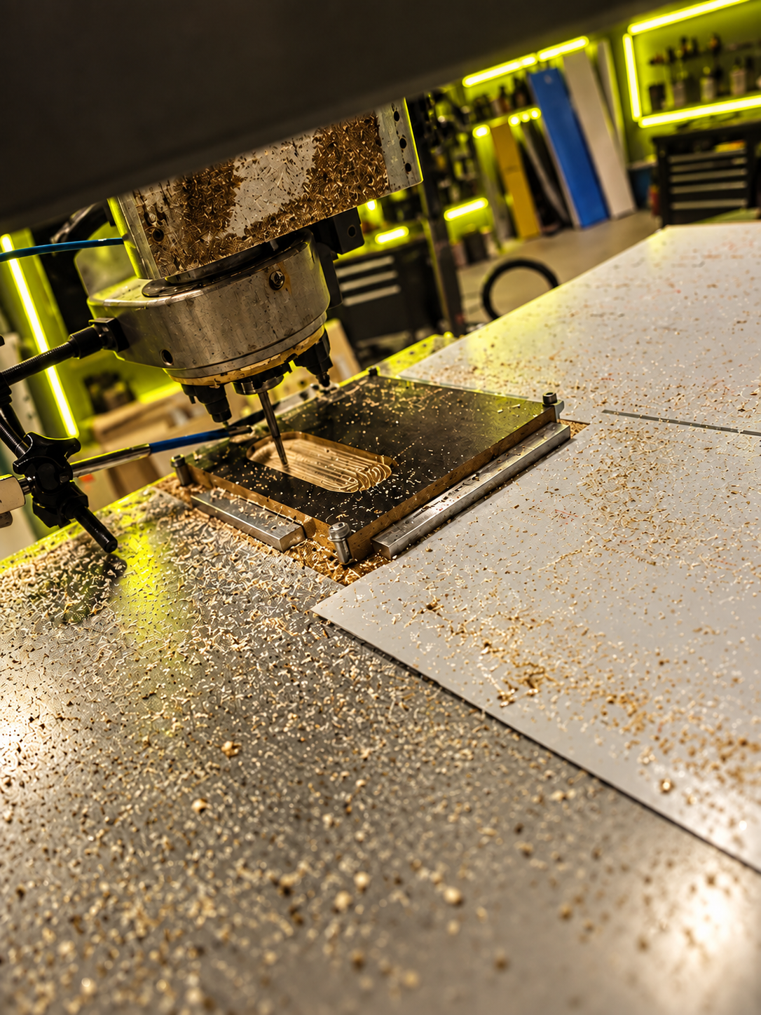 Teipparin CNC-tuotanto